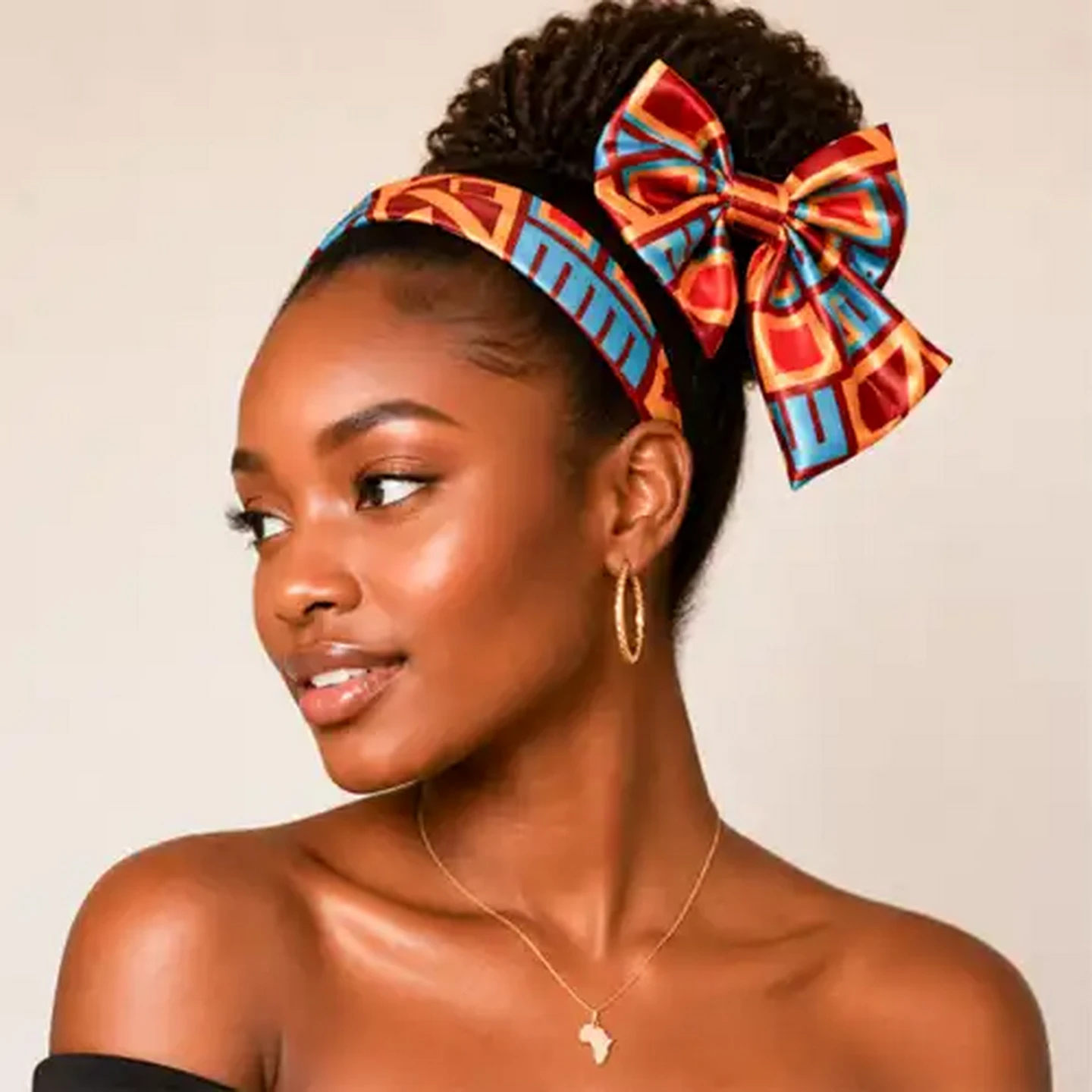 Image of Mhle Afro Bow Headband Set