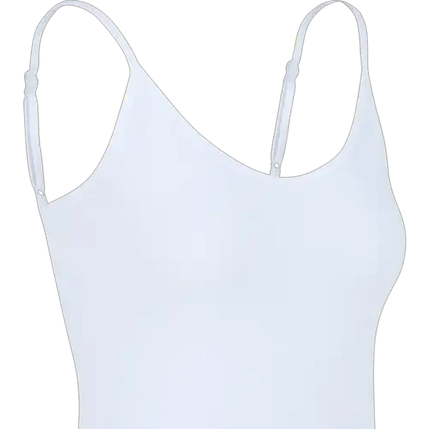 Image of Every Wear Ladies White Strappy Vest XXL