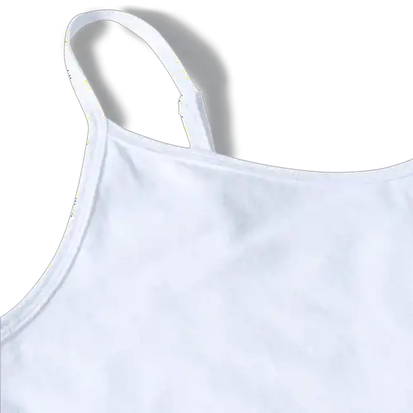 Image of Every Wear Ladies White Strappy Vest Small