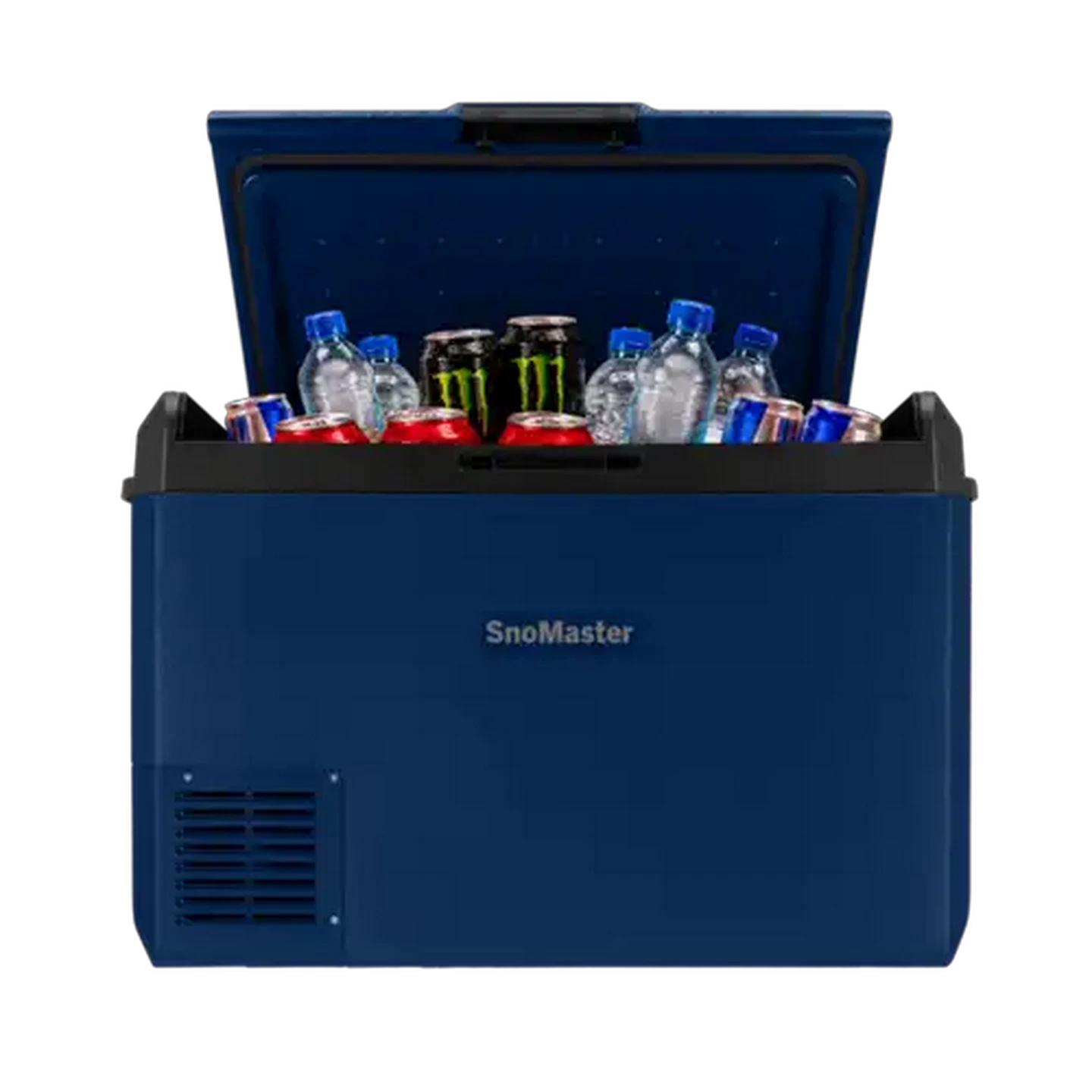 Image of SnoMaster SMLS-26 Blue Plastic Single Compartment Mobile Fridge/Freezer 25L