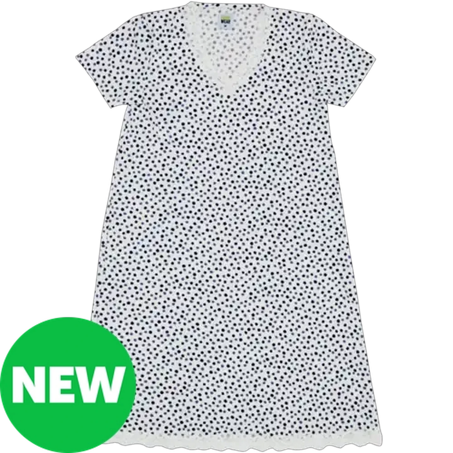Image of Every Wear Ladies Milky Blue Sleep Dress Small