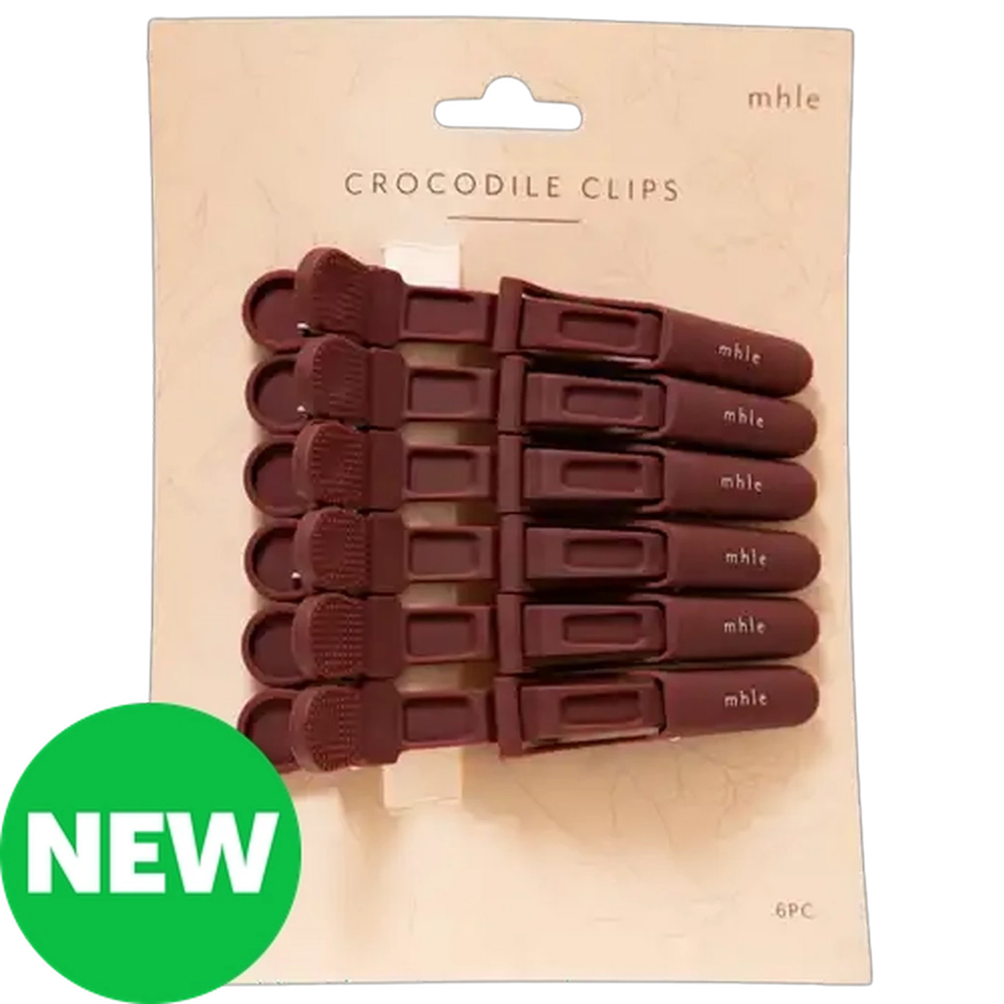 Image of Mhle Crocodile Hair Clips 6 Pack