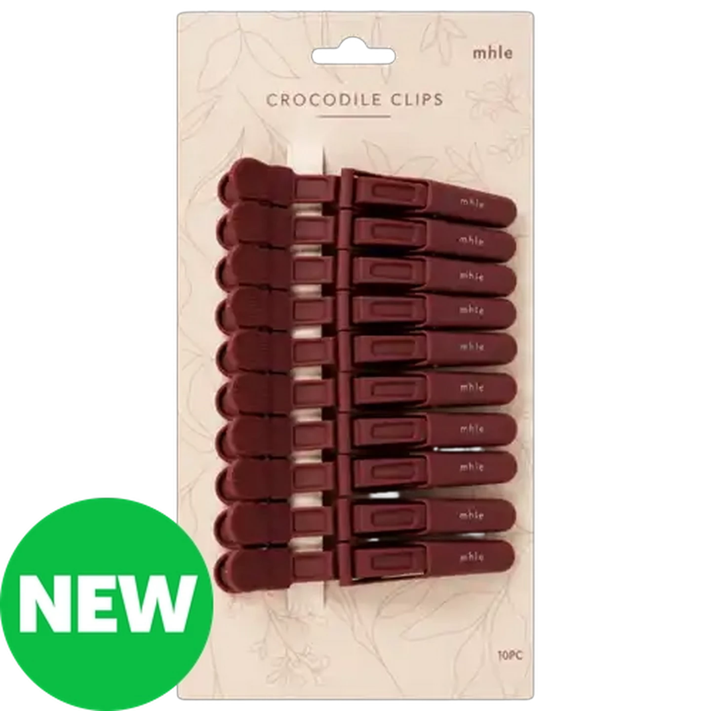 Image of Mhle Crocodile Hair Clips 10 Pack