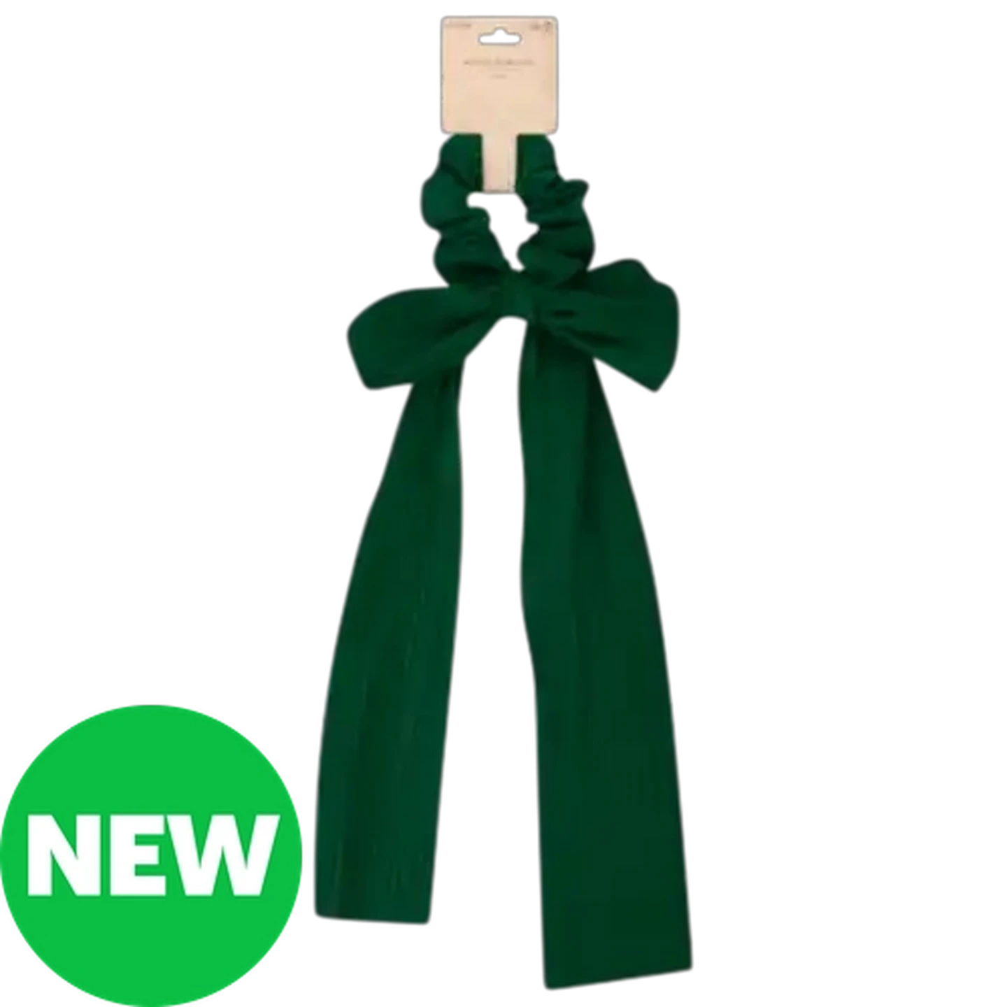 Image of Mhle Green Ribbed Satin Bow Hair Clip
