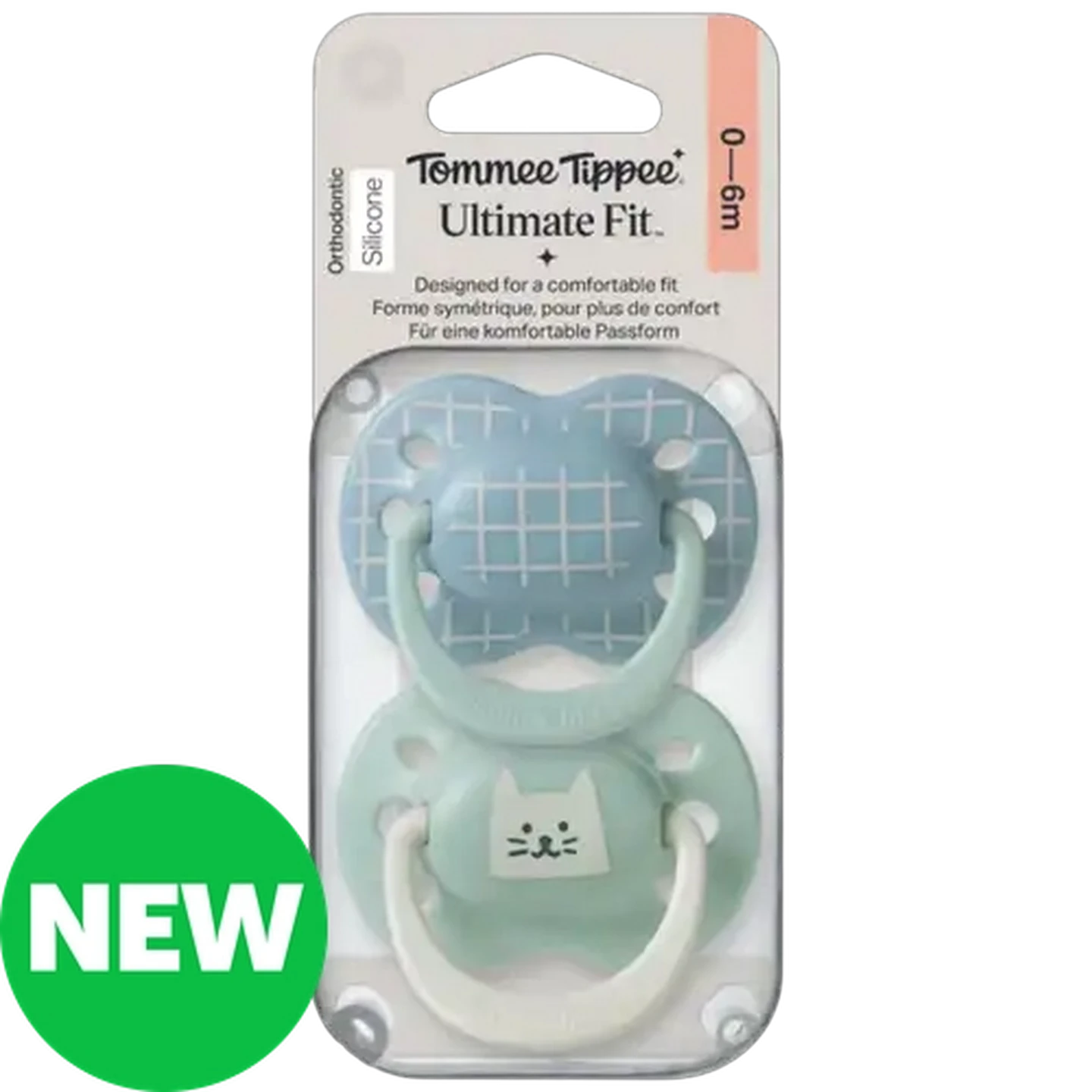 Image of Tommee Tippee Ultimate Fit Soother 0-6 Months 2-Pack