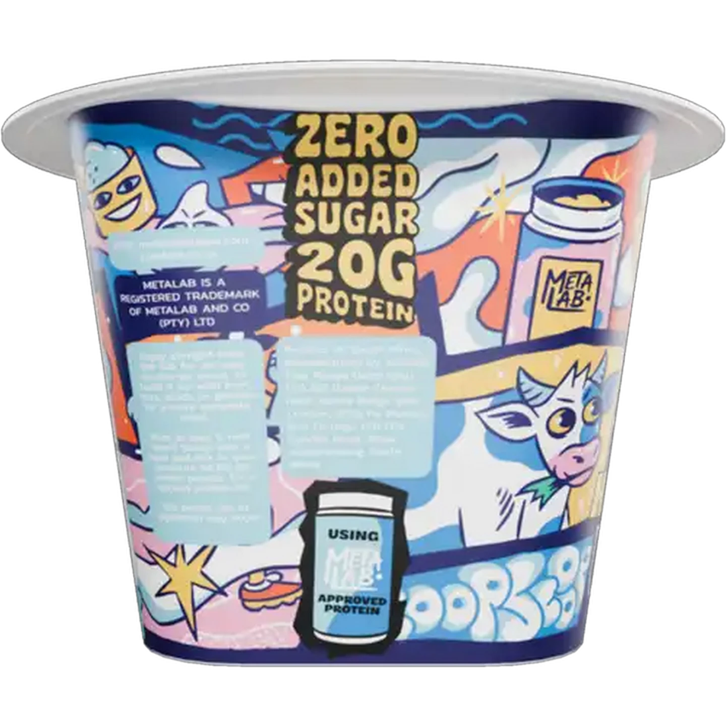 Image of METALAB High Protein Original Sweetened Low Fat Yoghurt 200g