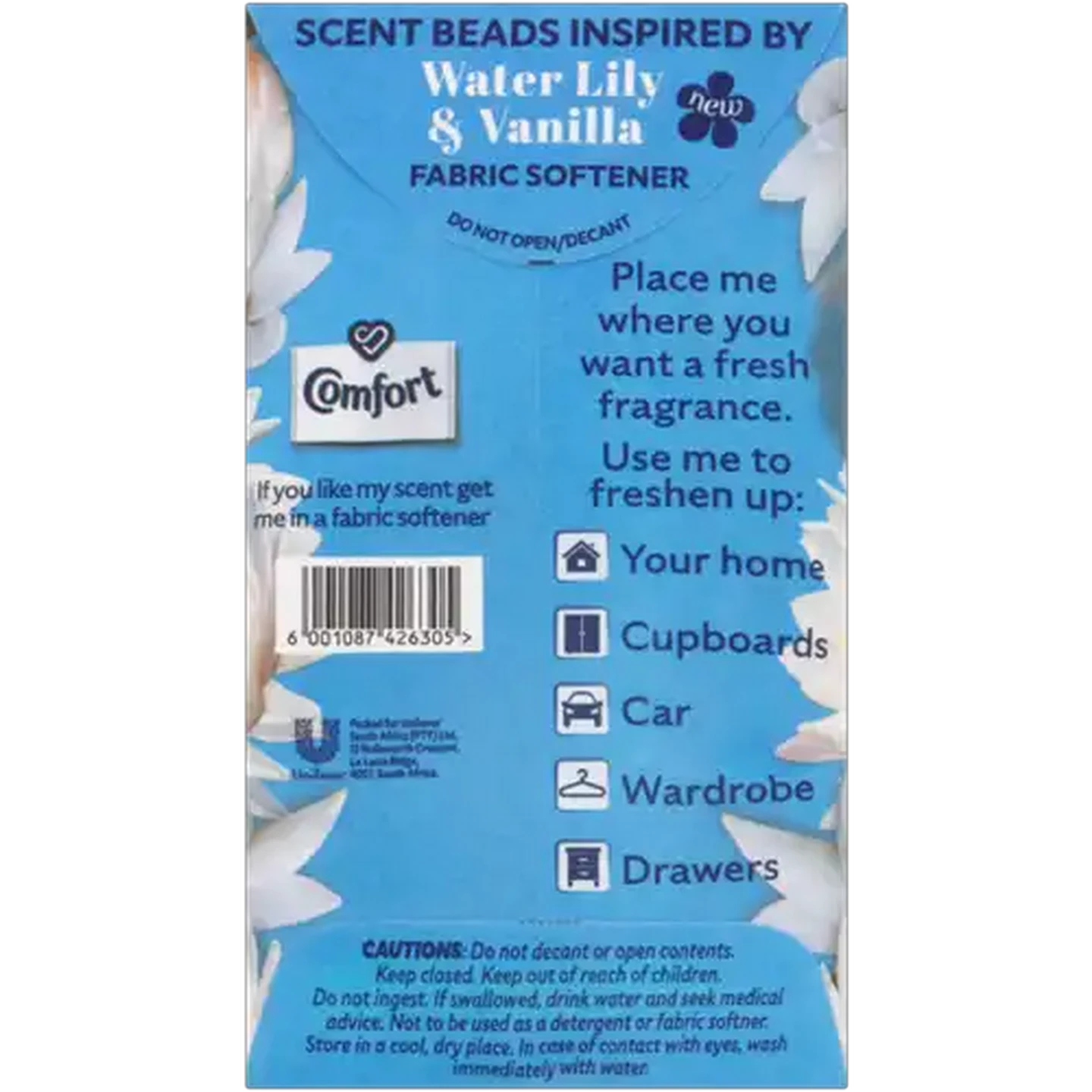Image of Comfort Water Lily & Vanilla Scent Beads 8g 