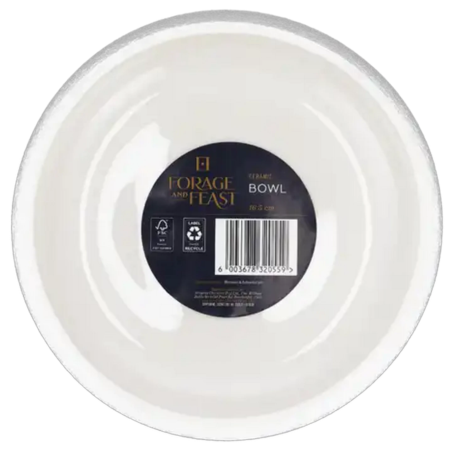 Image of Forage And Feast Hush Ceramic Bowl 16.5cm