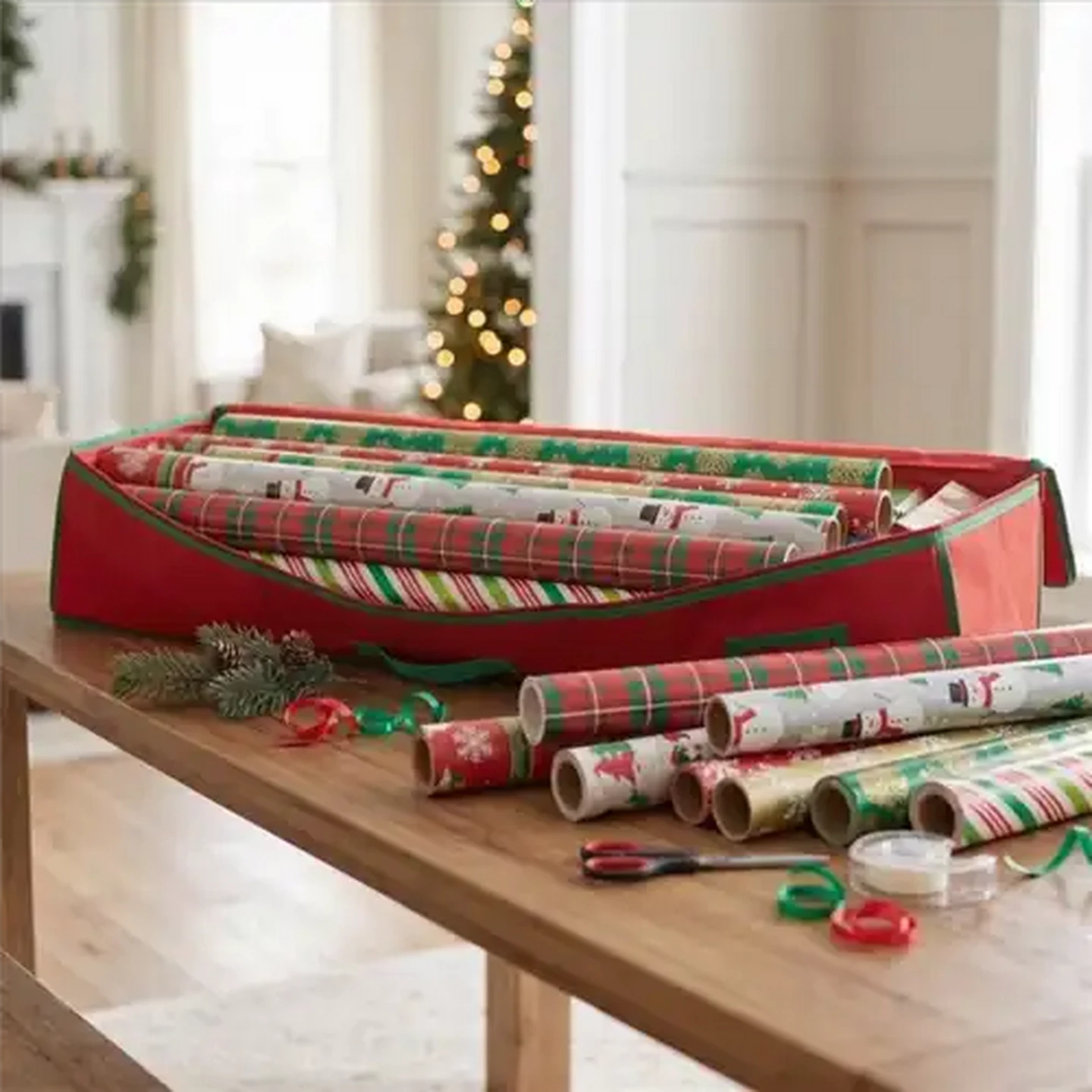 Image of Santa's Choice Wrapping Paper Storage Bag