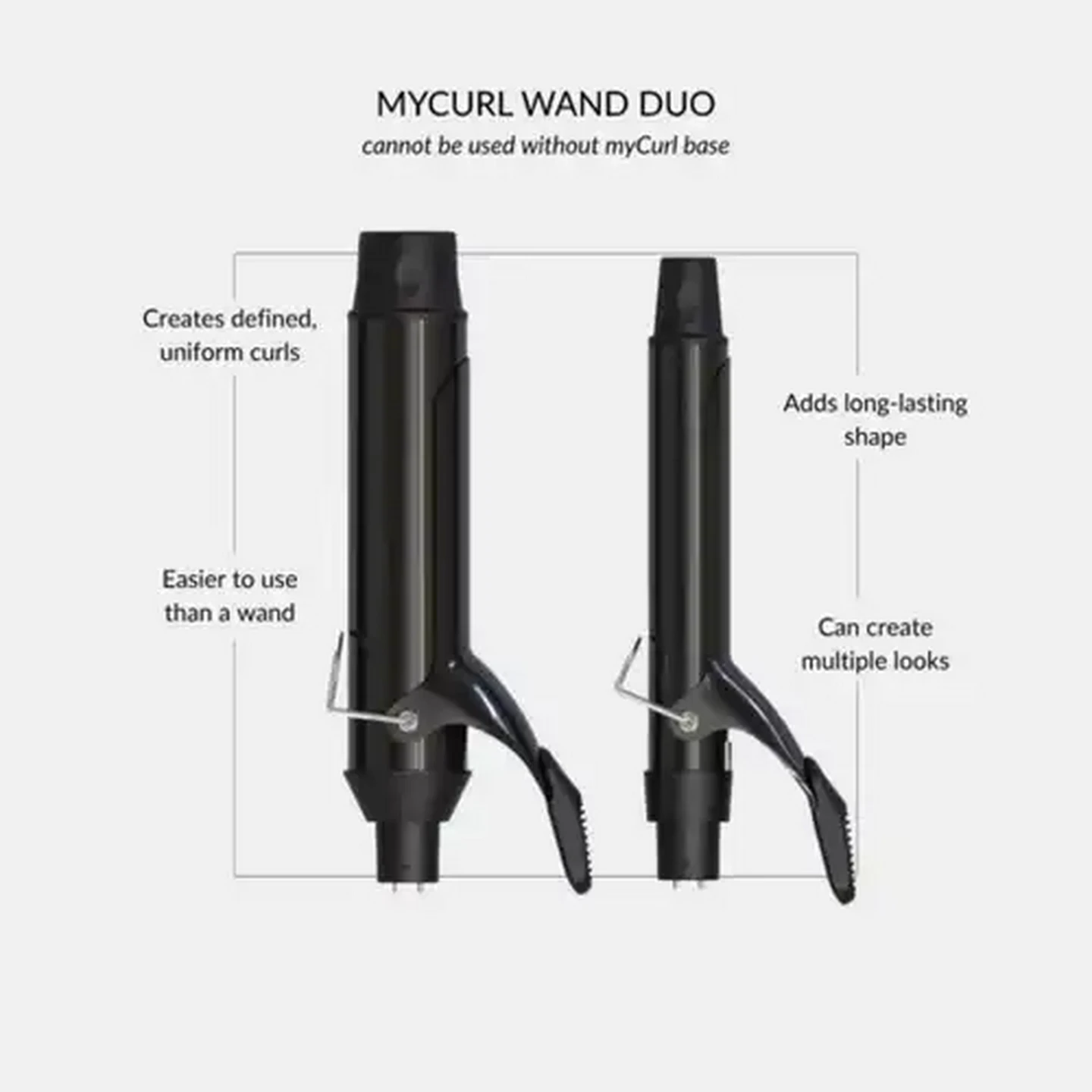 Image of Veaudry myCurl Interchangeable Clamp Duo 2-Piece
