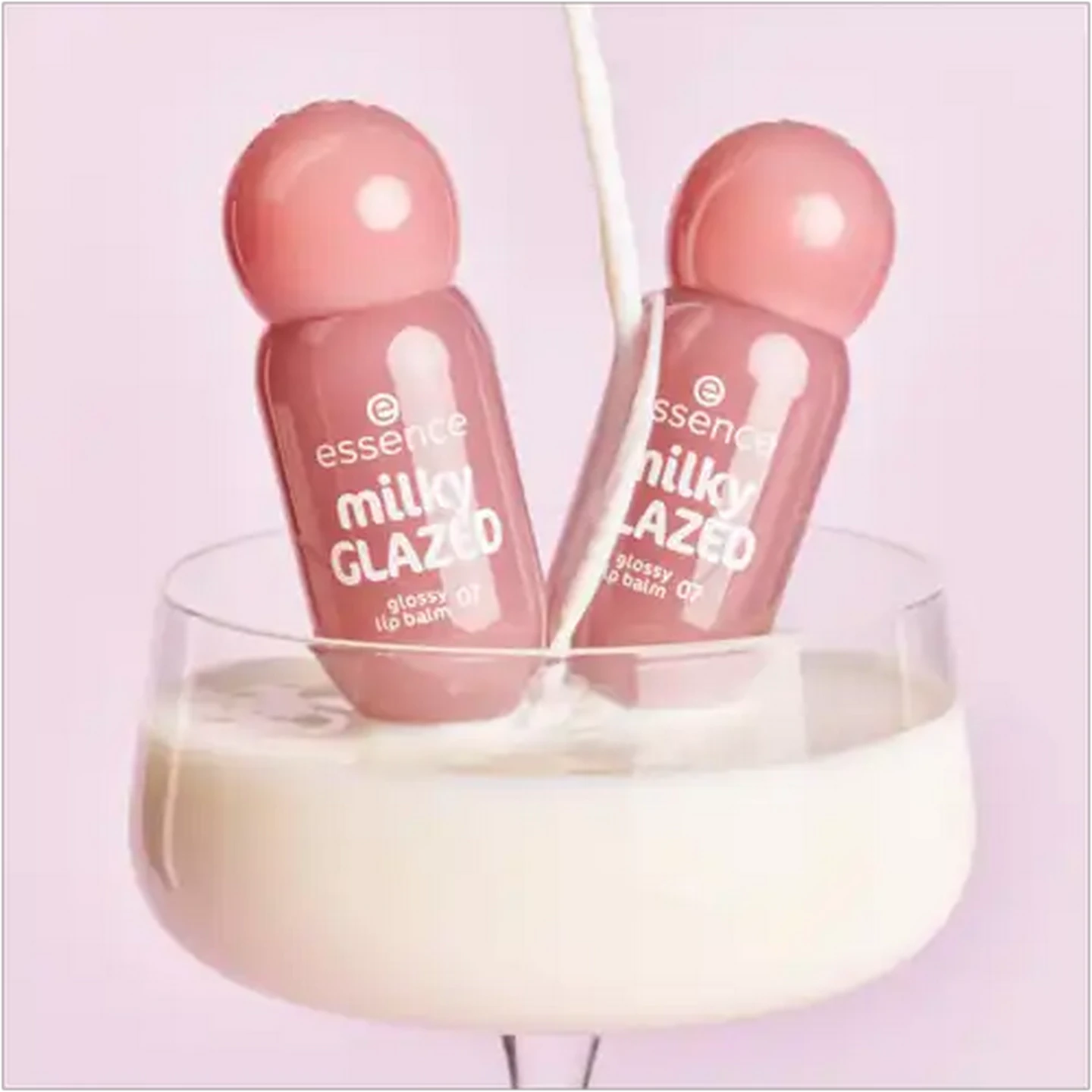 Image of essence milky GLAZED Oat So Creamy Glossy Lip Balm 4ml 