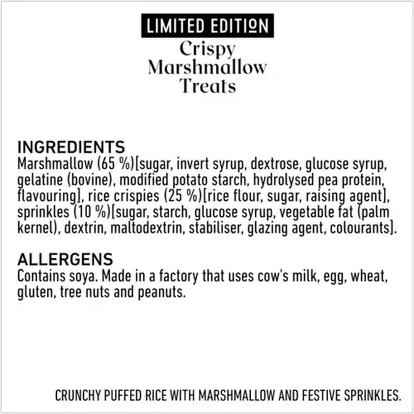Image of Limited Edition Crispy Marshmallow Treat 
