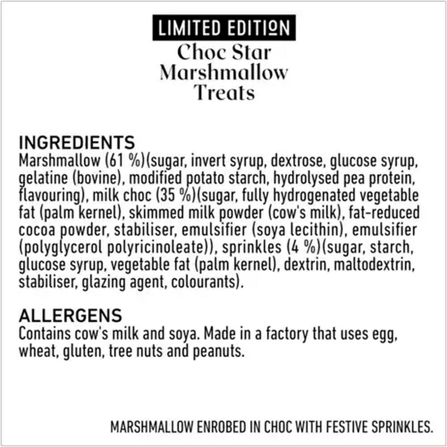Image of Limited Edition Choco Star Marshmallow Treat 