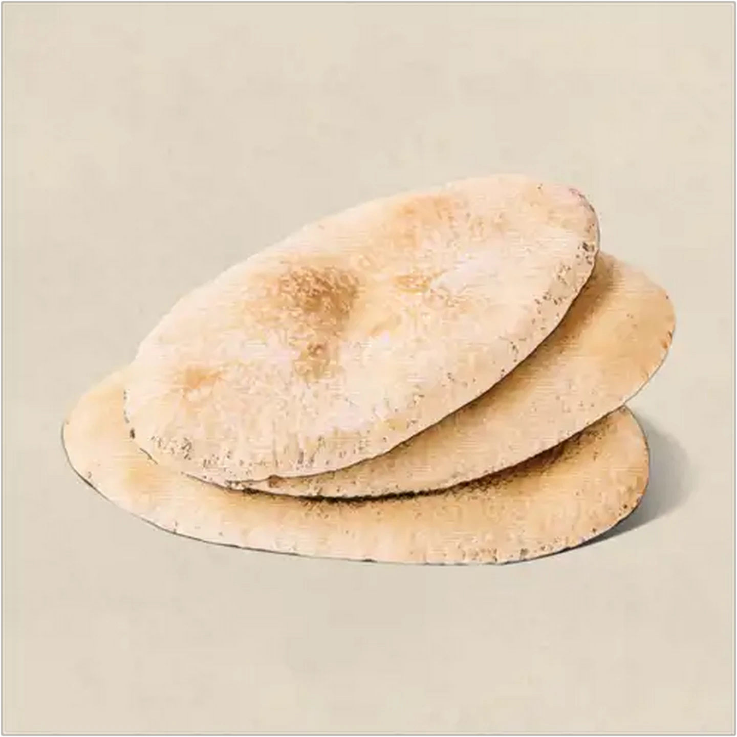 Image of The Bakery Oval Sourdough Pita Bread 4-Pack 