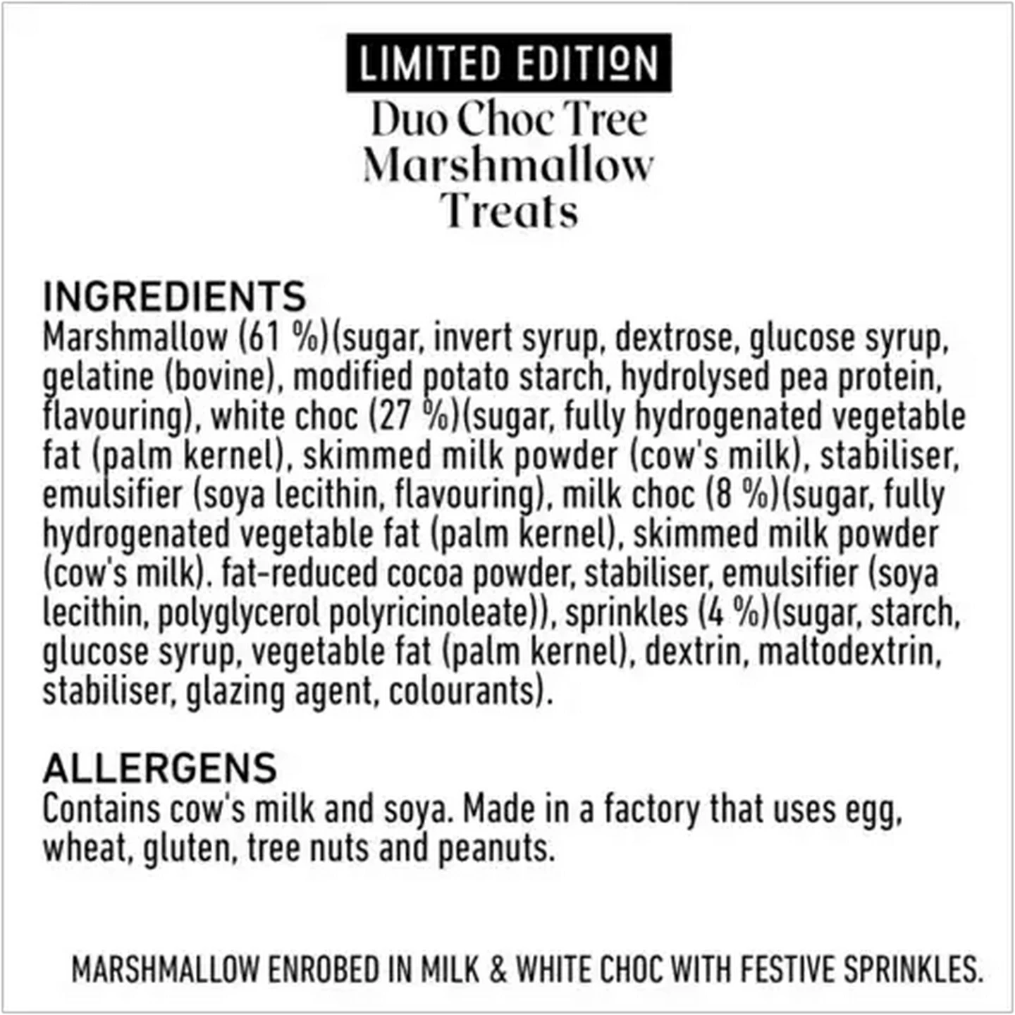 Image of Limited Edition Duo Choc Tree Marshmallow Treat 