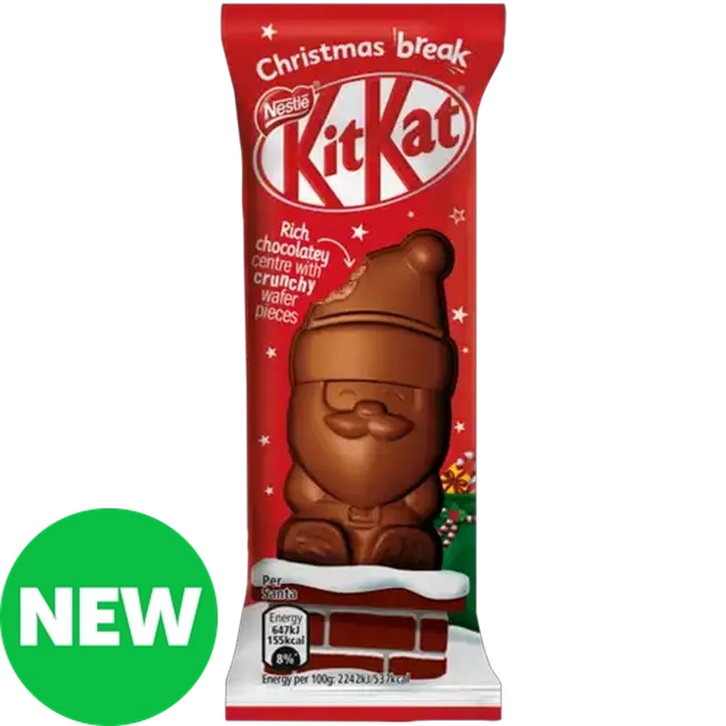 Image of KitKat Christmas Break Milk Chocolate Santa 30g 