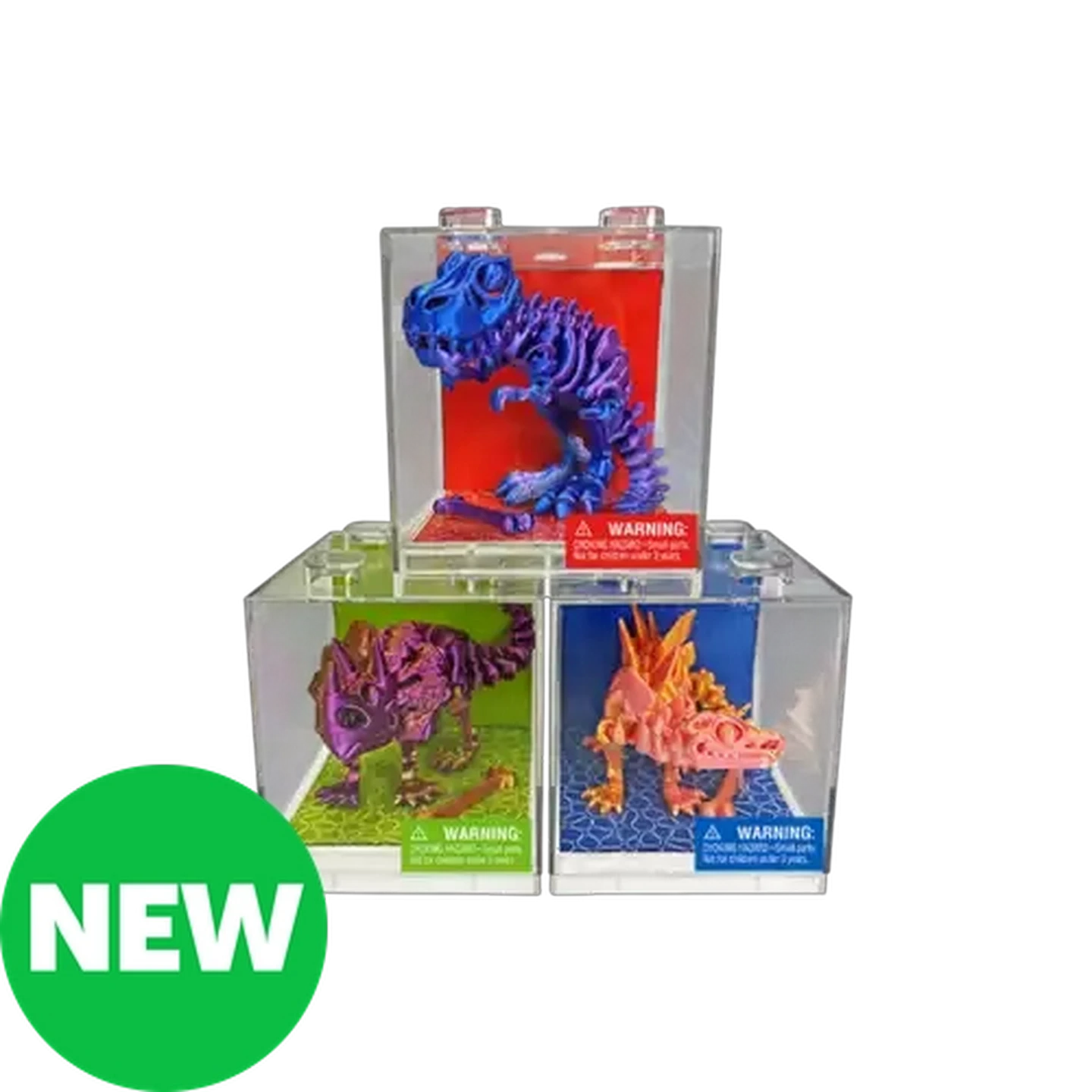 Image of Ja-Ru Dino Age 3D Dino Cube Figure (Type May Vary)