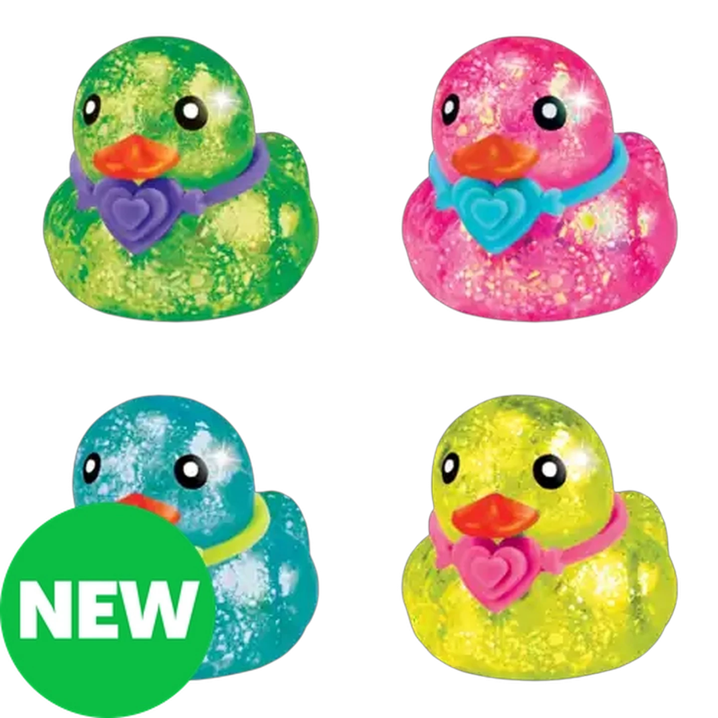 Image of Ja-Ru Hello Ducky Lovey Ducky Super Squishy 2-Piece (Colour May Vary)