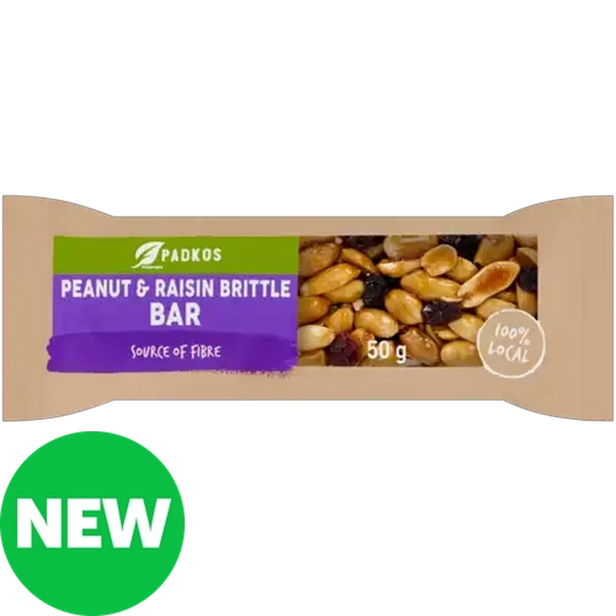 Shoprite ZA | Padkos Peanut & Raisin Brittle Bar 50g