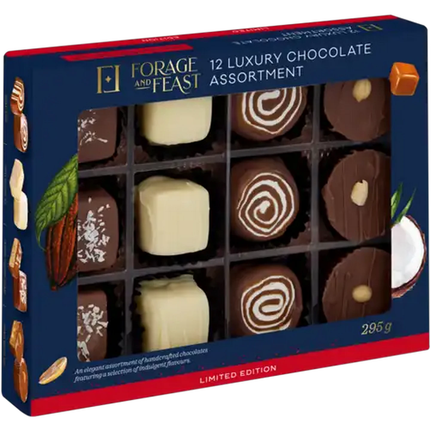 Image of Forage And Feast Limited Edition Luxury Chocolate Assortment 12-Pack 