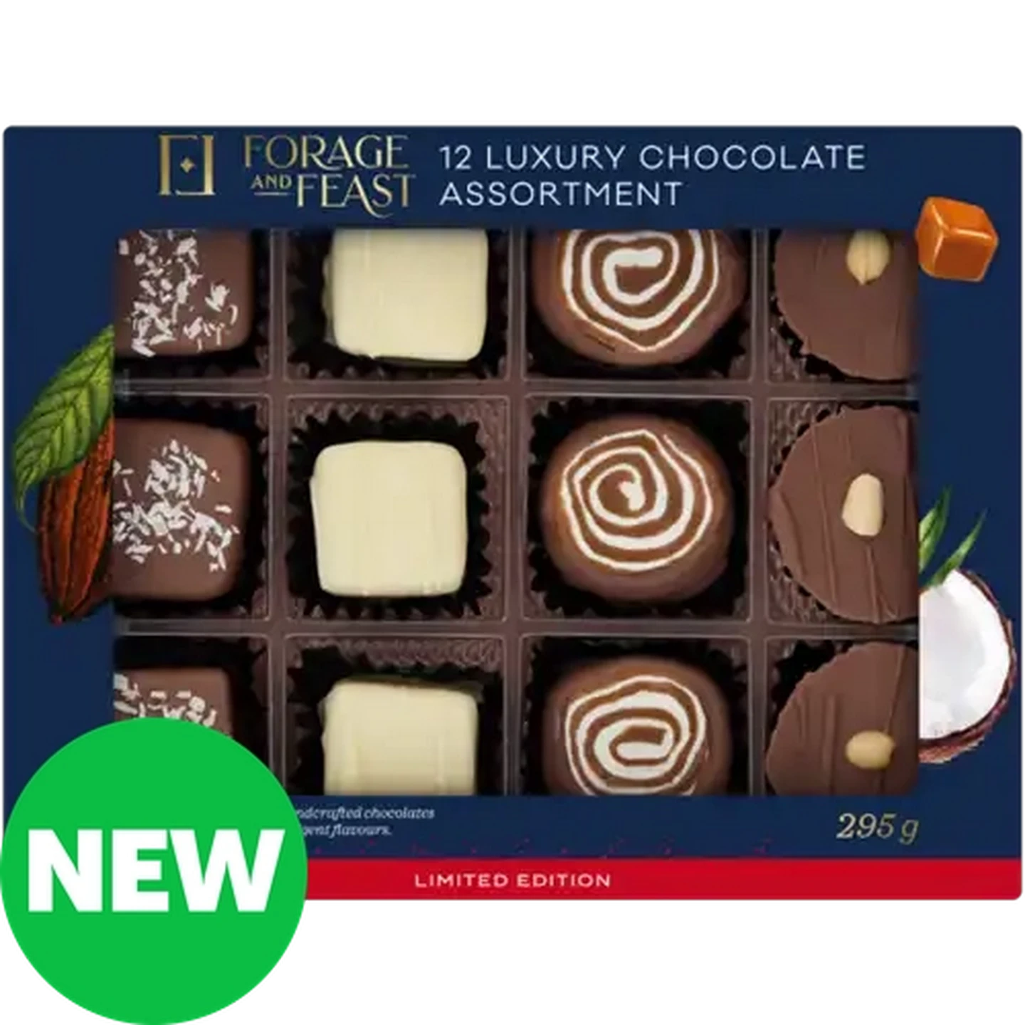 Image of Forage And Feast Limited Edition Luxury Chocolate Assortment 12-Pack 