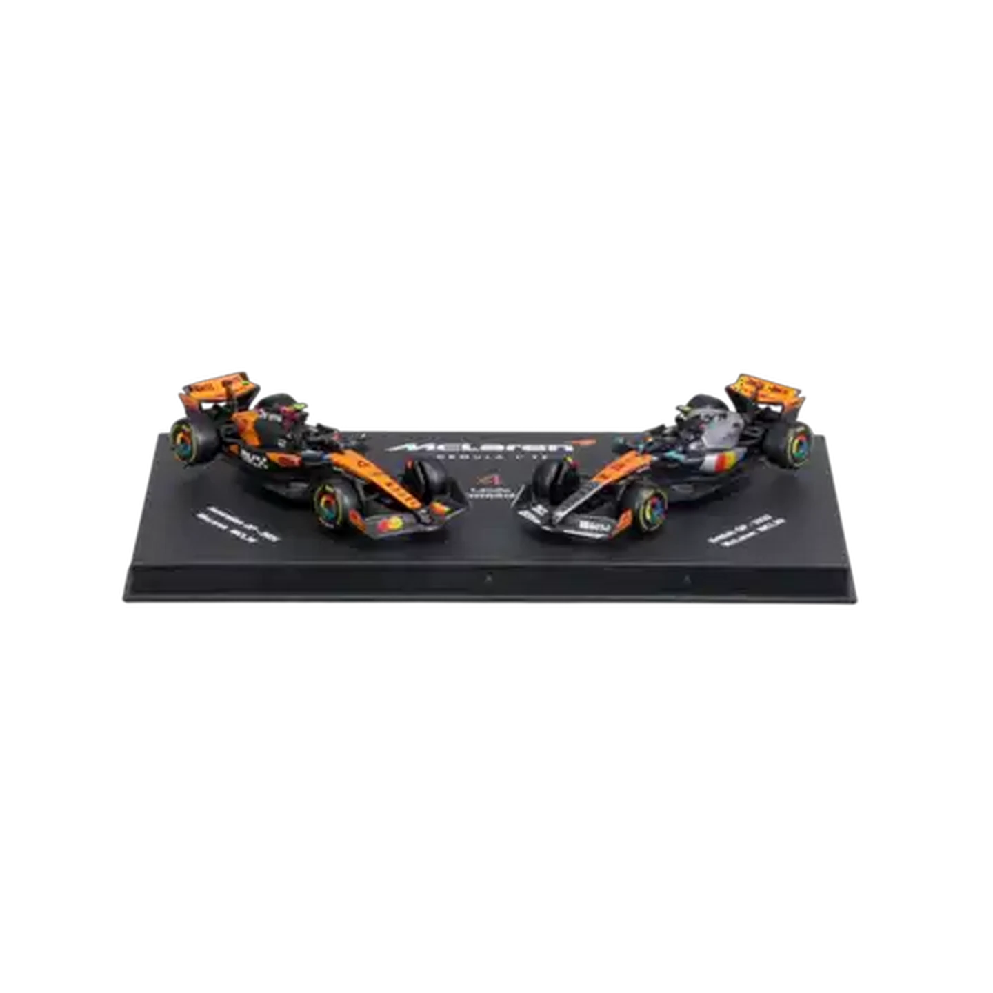 Image of Bburago F1 McLaren Hard Case 1:64 Scale 2-Pack (Lando Norris)