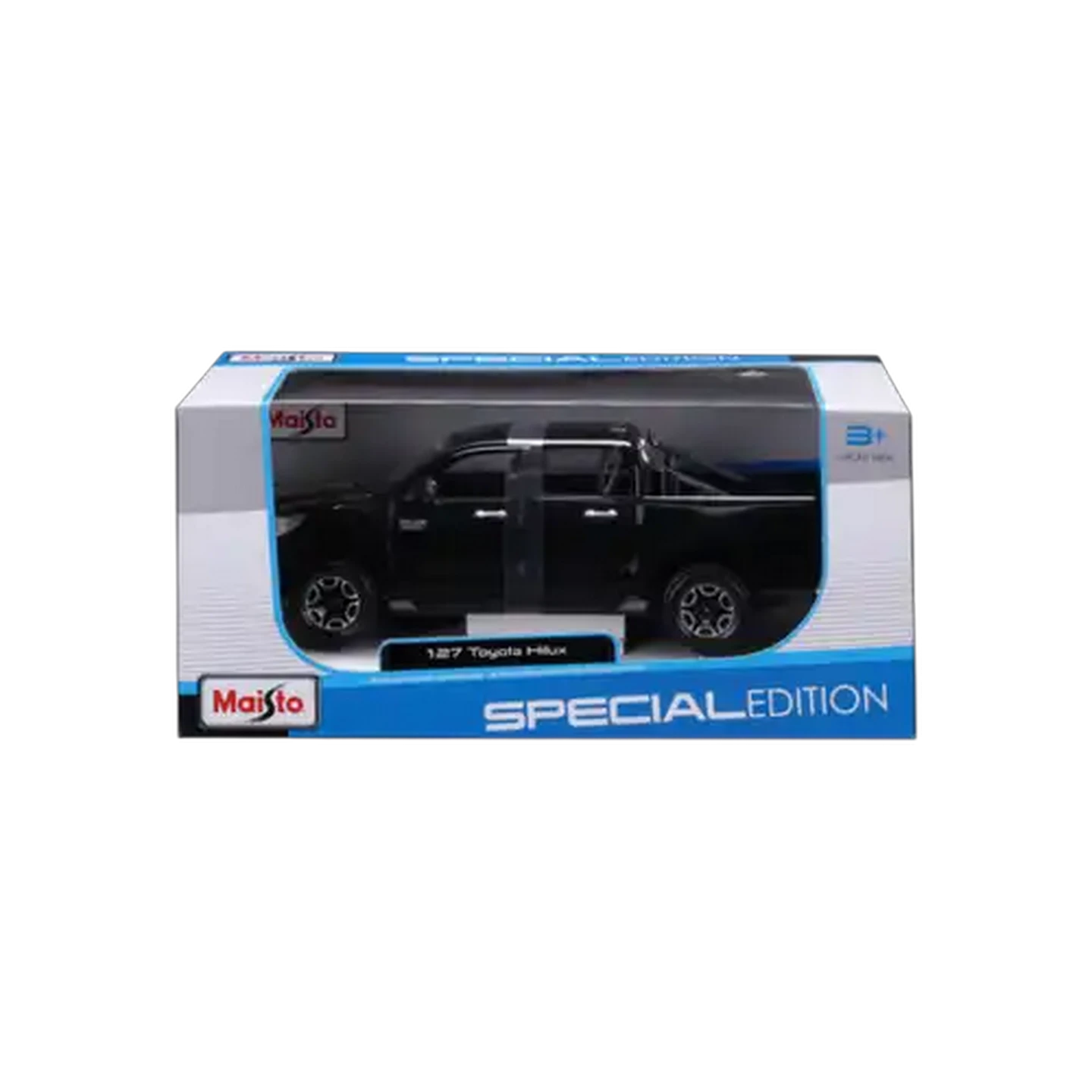 Image of Maisto Black Toyota Hilux Special Edition 1:27 Scale