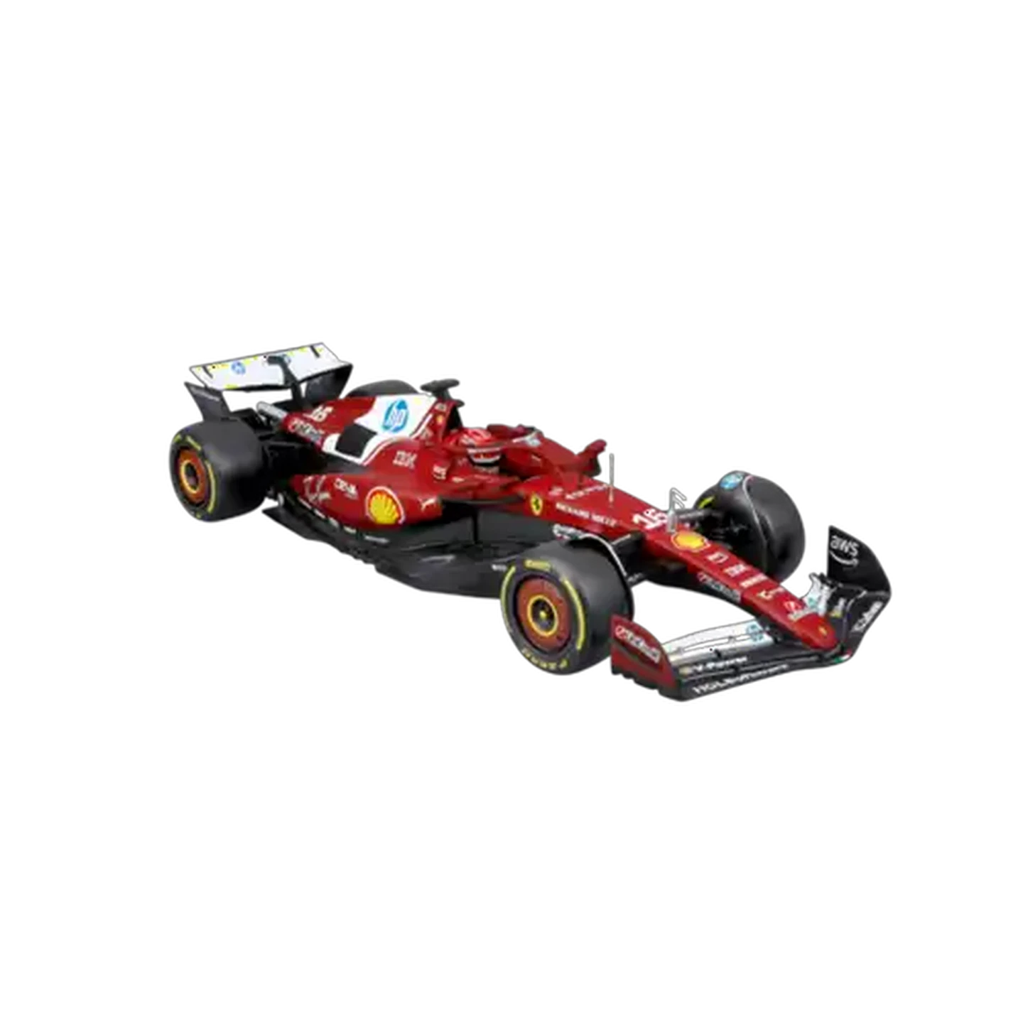 Image of Bburago F1 #16 Ferrari SF25 1:18 Scale (Charles Leclerc)