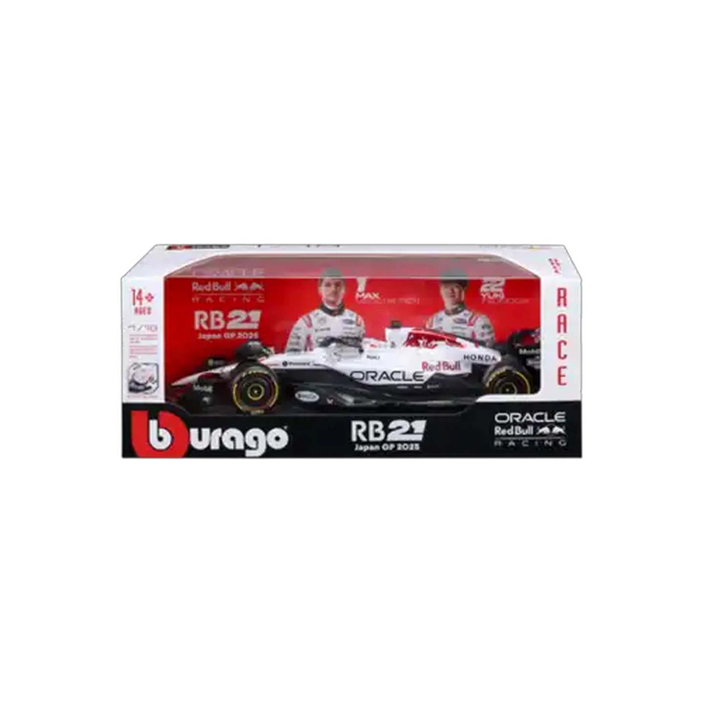 Image of Bburago F1 #1 Oracle Red Bull Racing RB21 1:18 Scale 2025 (Max Verstappen) 