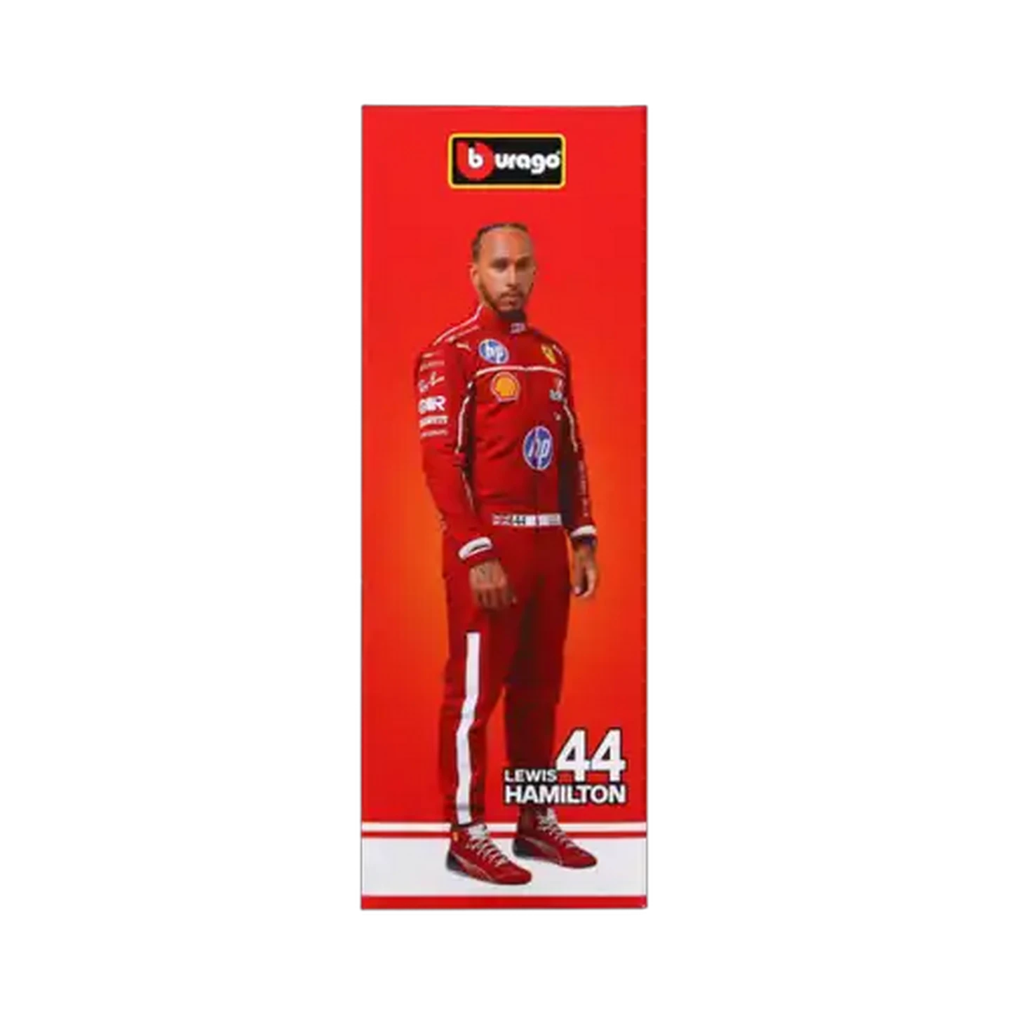 Image of Bburago F1 #44 Pit Pass Ferrari SF-25 1:43 Scale 2025 (Lewis Hamilton)