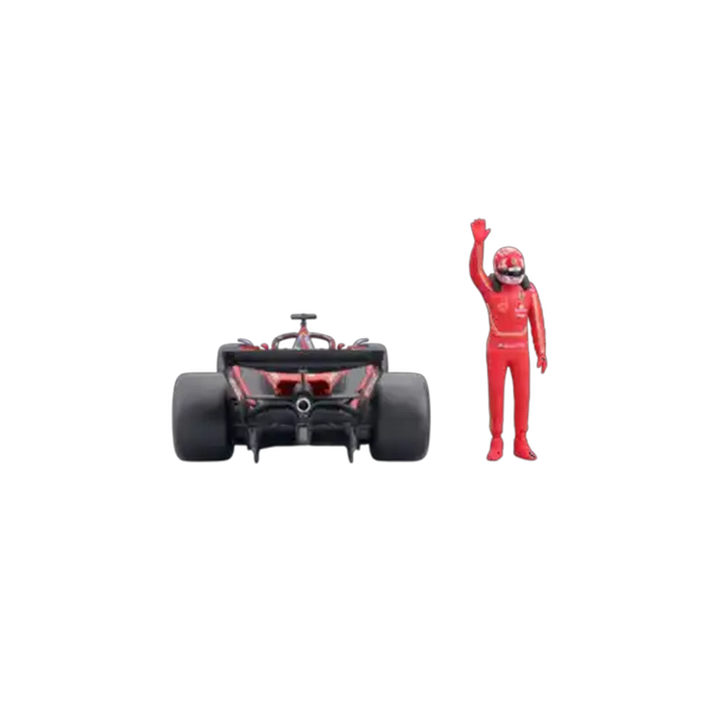 Image of Bburago F1 #16 Ferrari Racing SF-24 2024 With Driver Figurine 1:24 Scale (Charles Leclerc)