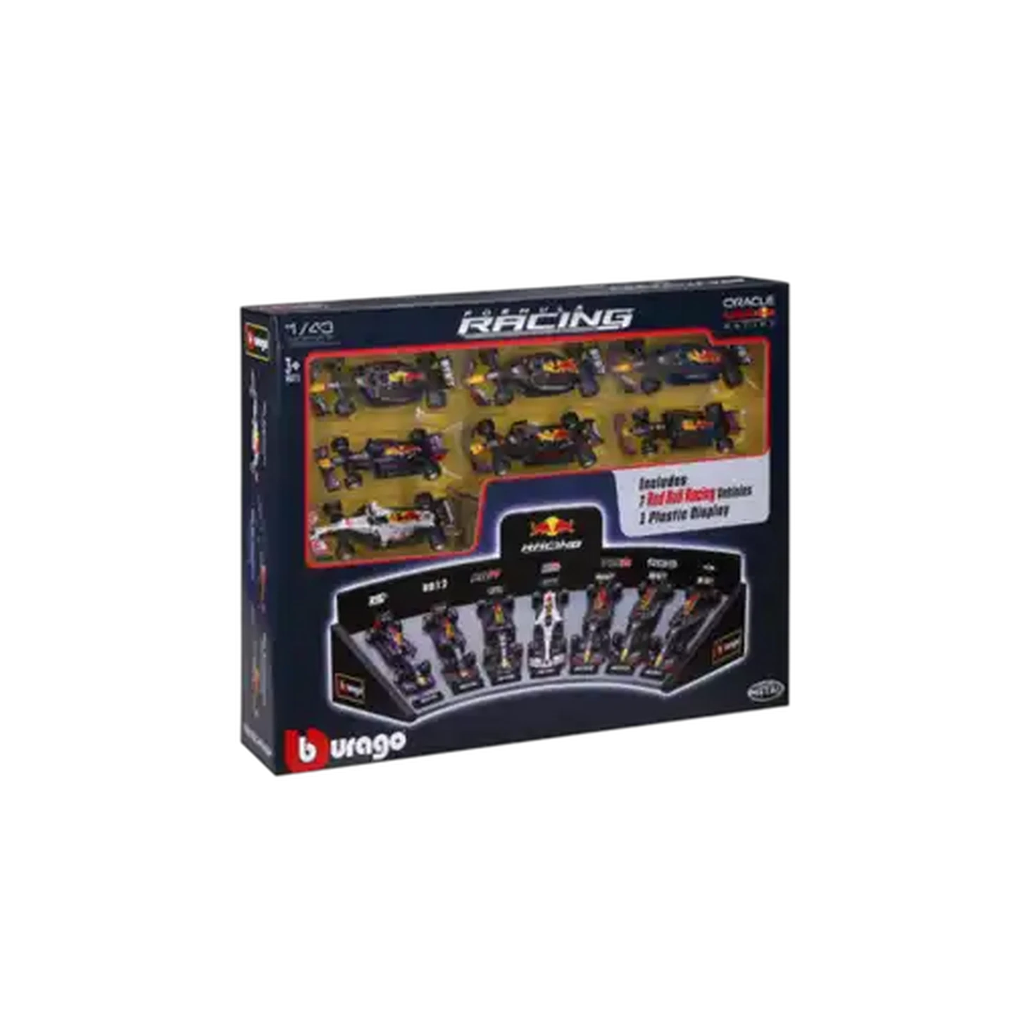 Image of Bburago F1 Red Bull Display 1:43 Scale 7-Pack