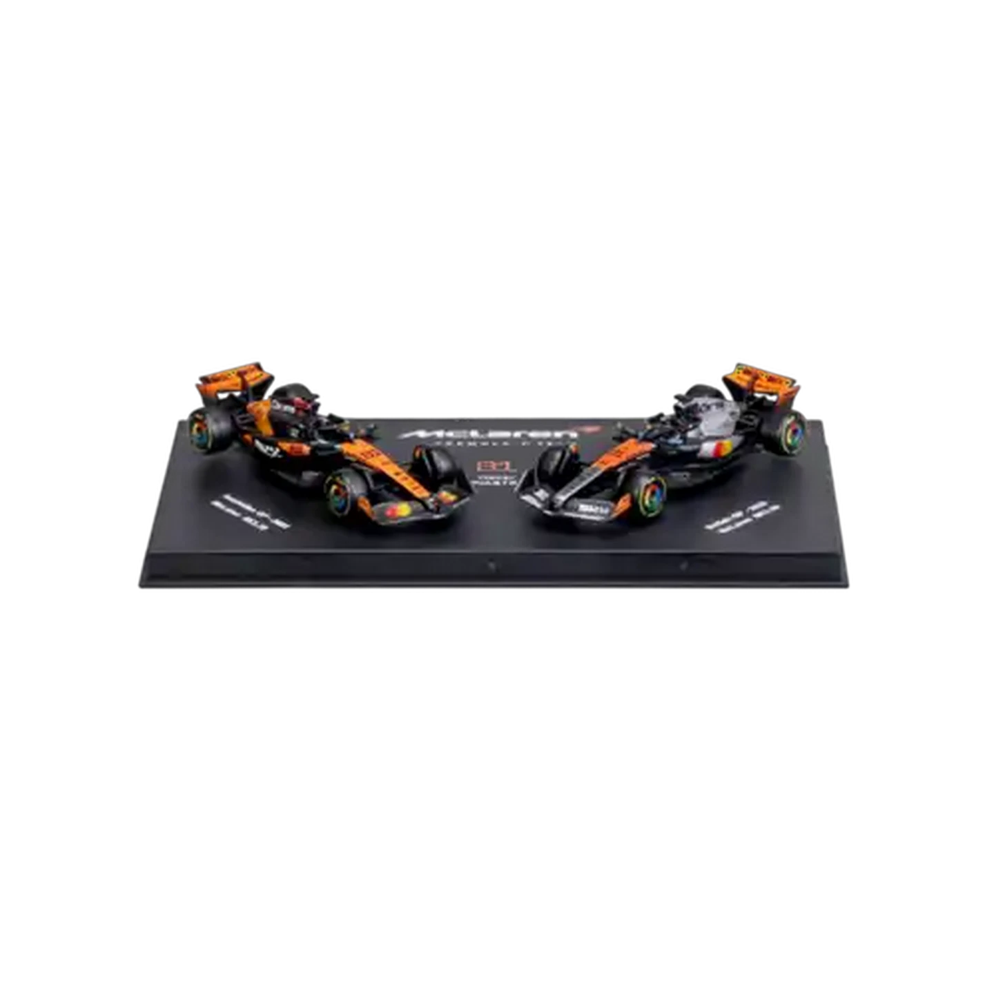 Image of Bburago F1 McLaren Hard Case 1:64 Scale 2-Pack (Oscar Piastri)