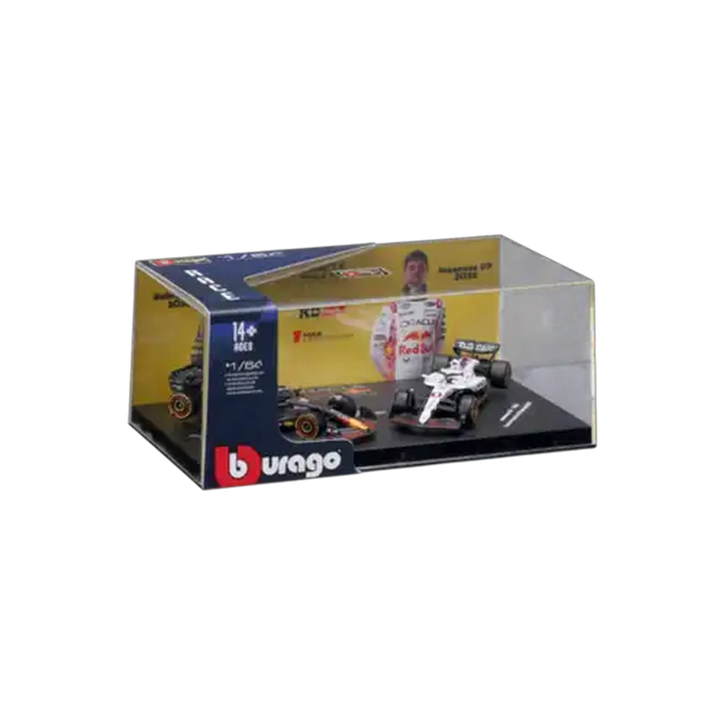 Image of Bburago F1 #1 Red Bull Hard Case 1:64 Scale 2-Pack (Max Verstappen)