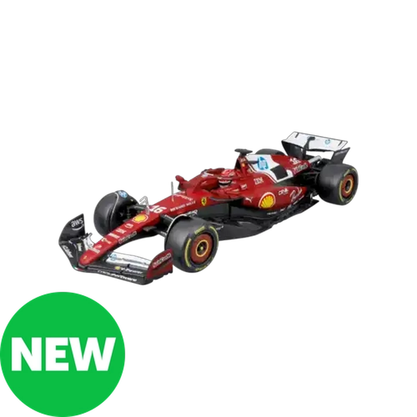 Image of Bburago F1 #16 Ferrari SF25 1:18 Scale (Charles Leclerc)