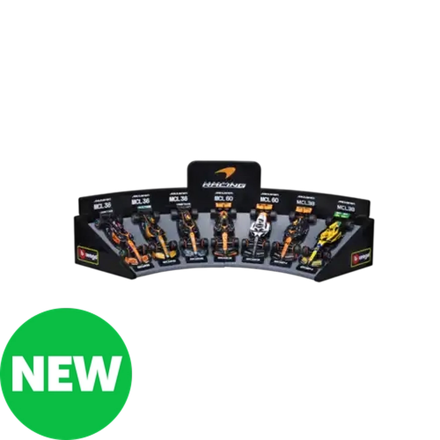 Image of Bburago F1 McLaren Display 1:43 Scale 7-Pack