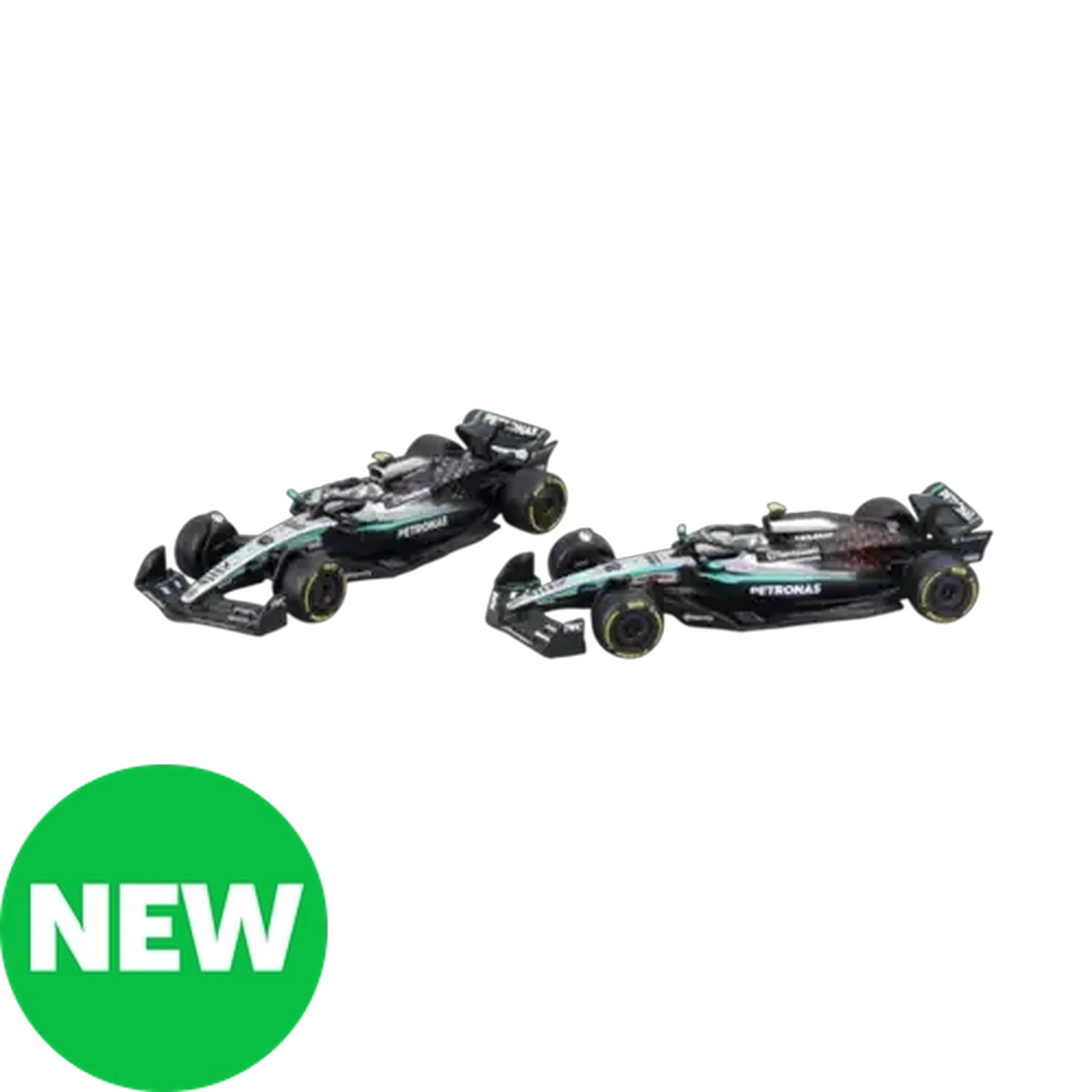 Image of Bburago F1 Mercedes-AMG Hard Case 1:64 Scale 2-Pack (Kimi Antonelli)