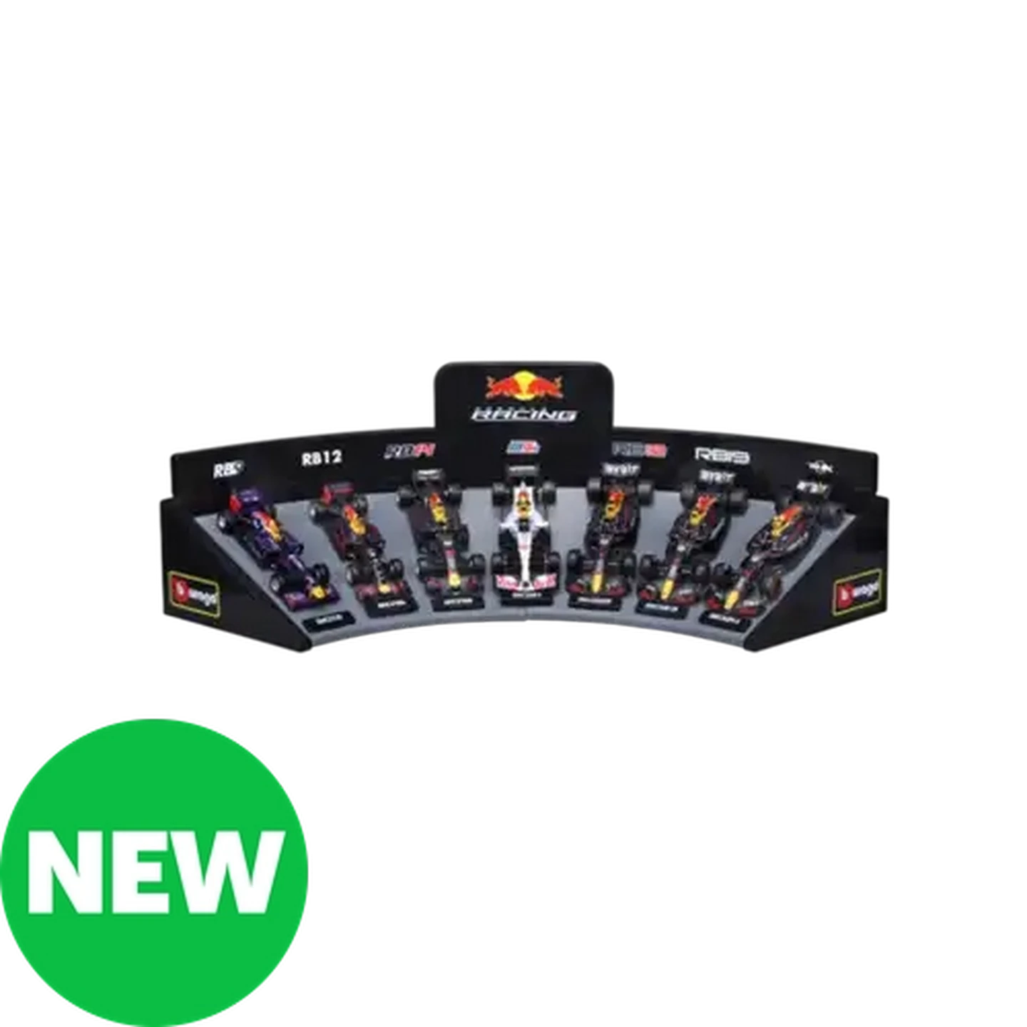 Image of Bburago F1 Red Bull Display 1:43 Scale 7-Pack