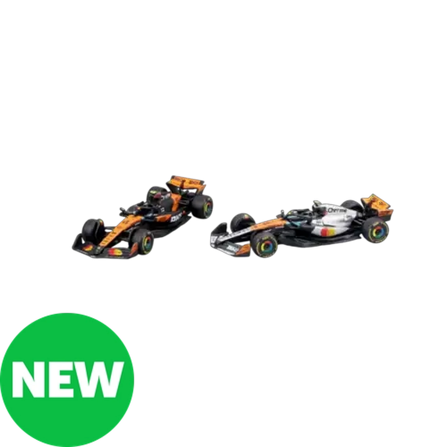 Image of Bburago F1 McLaren Hard Case 1:64 Scale 2-Pack (Lando Norris)