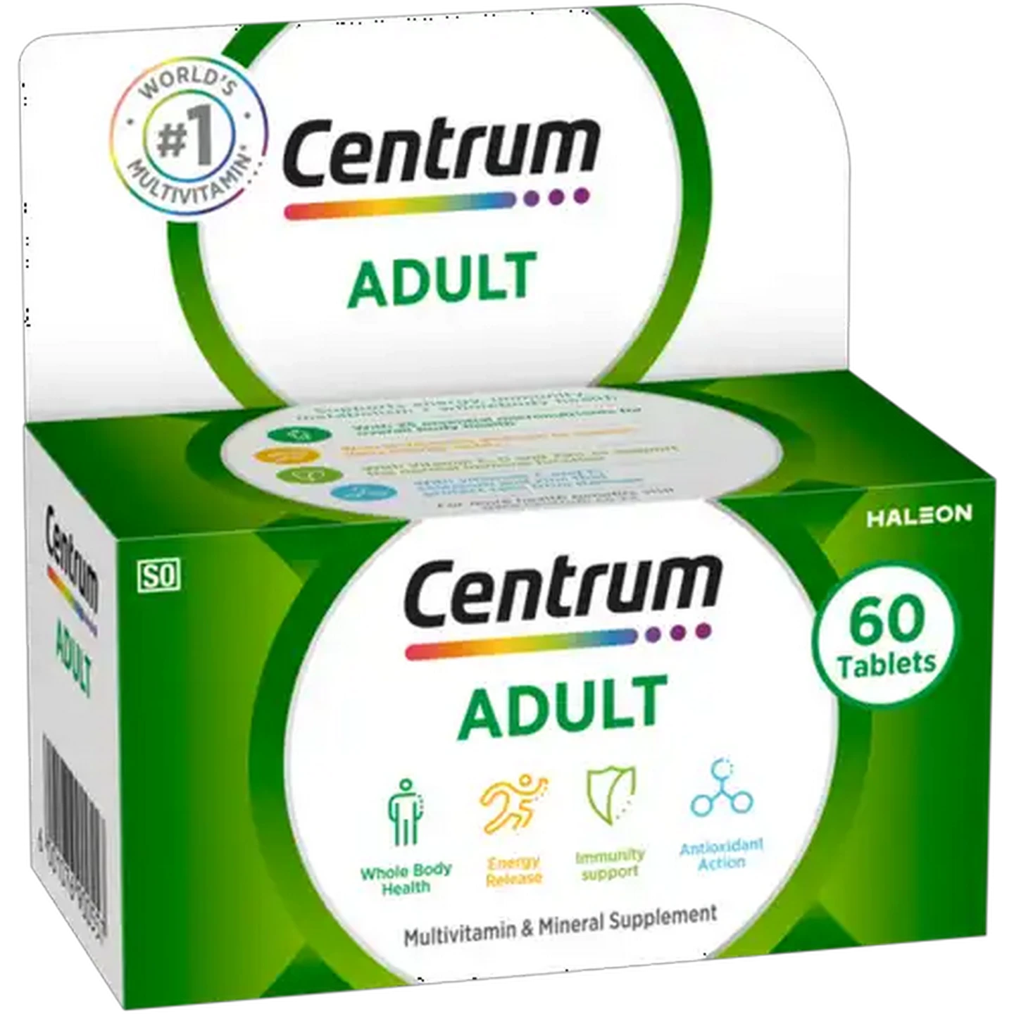Image of Centrum Adult Multivitamin & Mineral Supplement Tablets 60-Pack 
