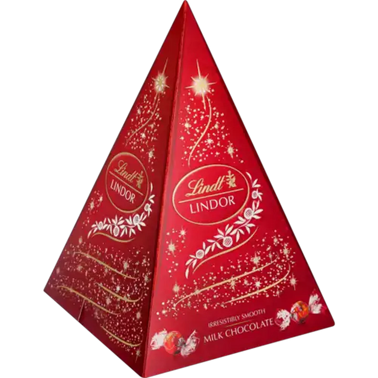 Image of Lindt LINDOR Milk Chocolate Christmas Tree 150g 