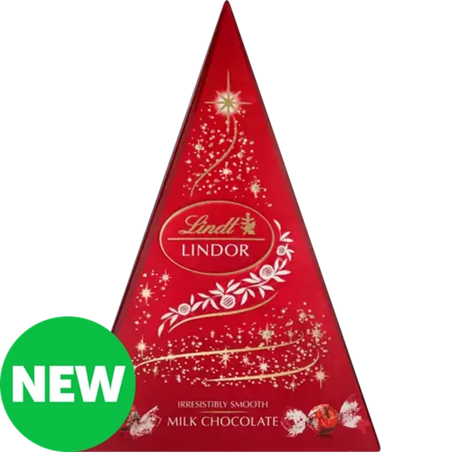 Image of Lindt LINDOR Milk Chocolate Christmas Tree 150g 