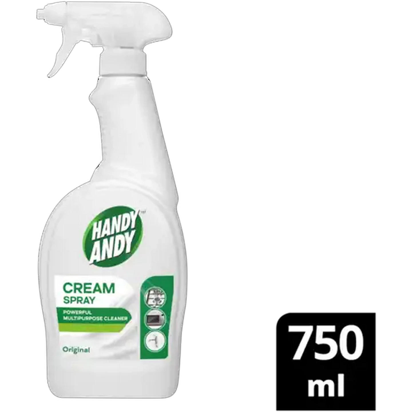 Image of Handy Andy Original Powerful Multipurpose Cleaner Cream Spray 750ml 