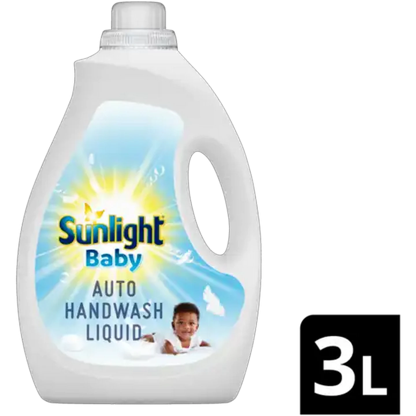 Image of Sunlight Baby Auto & Handwash Liquid Detergent 3L 