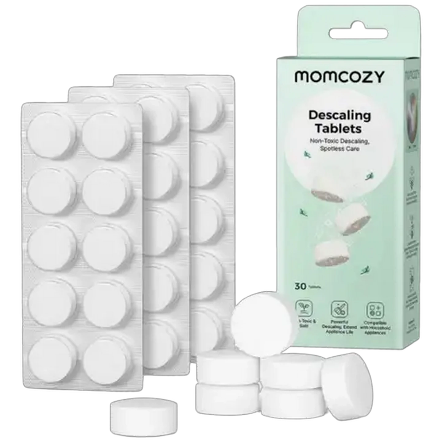 Image of Momcozy Descaling Tablets 30-Pack