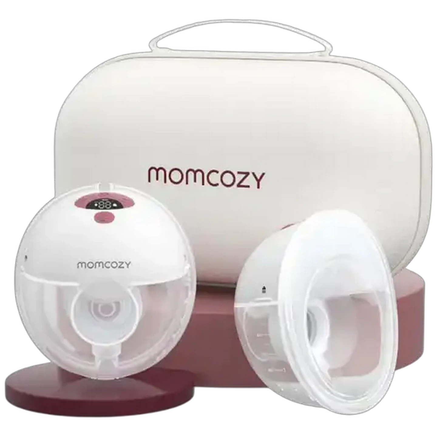 Image of Momcozy M5 Smart Red Double Breast Pump