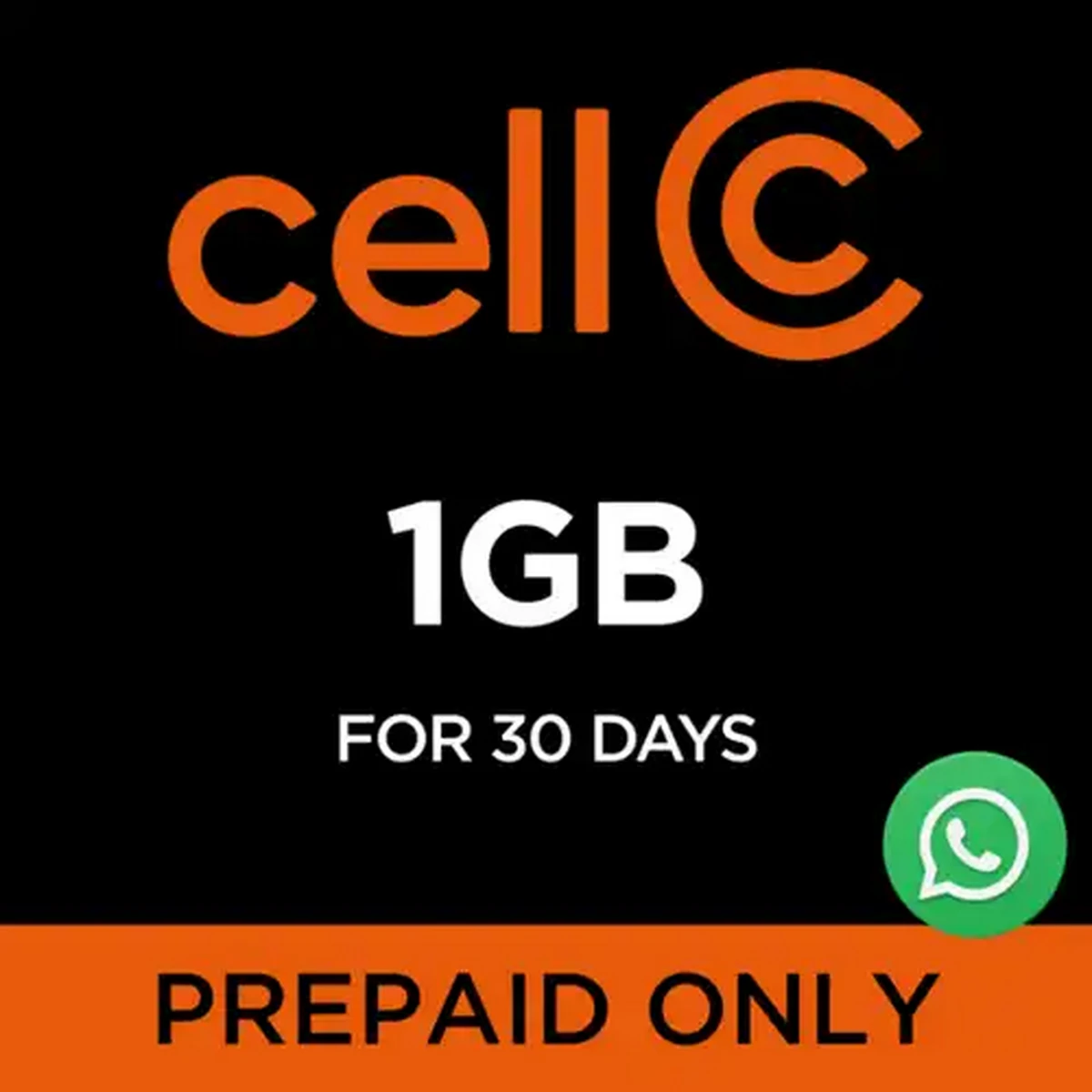 Checkers Sixty60 | Cell C 1GB WhatsApp Social Bundle Data Voucher Code ...