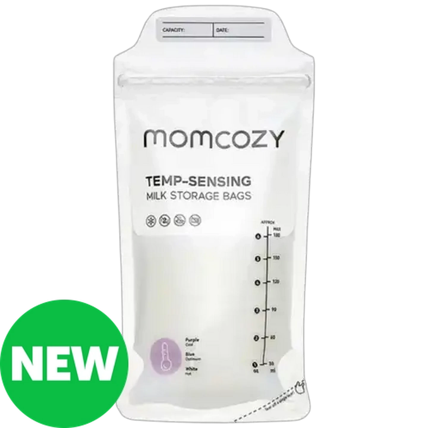 Image of Momcozy Milk Storage Bags 180ml 50-Pack