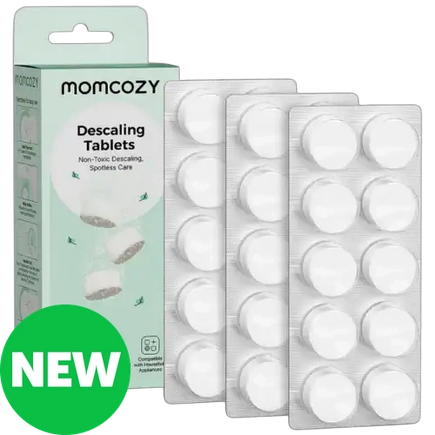 Image of Momcozy Descaling Tablets 30-Pack