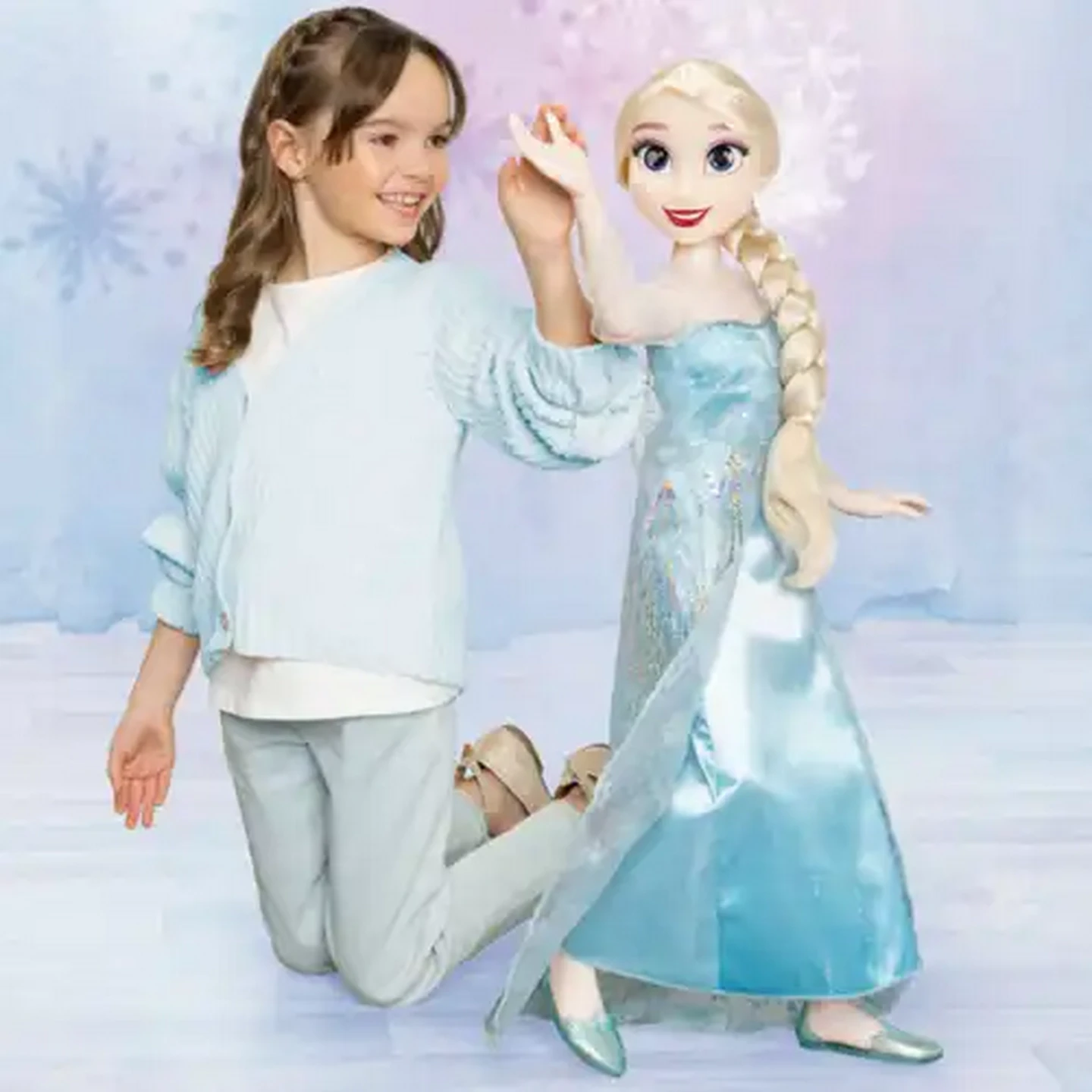 Image of Jakks Pacific Disney Princess Playdate Elsa Doll 80cm